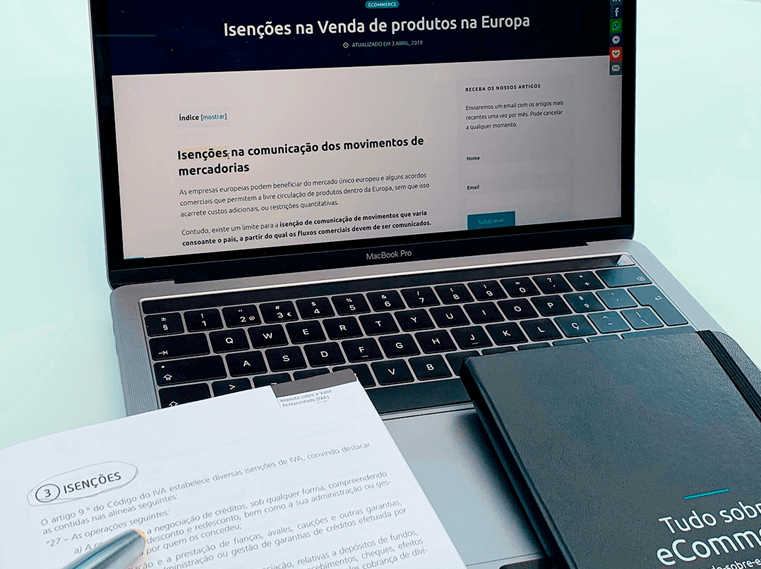 Isenções na Venda de Produtos na Europa
